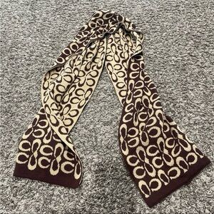 Coach reversible scarf